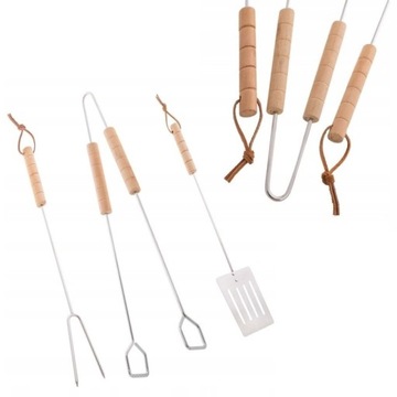 ТУРИСТИЧЕСКИЙ НАБОР САДОВОГО ГРИЛЯ НА УГЛЕ | СКЛАДНОЙ + СТОЛОВЫЕ ПРИБОРЫ ДЛЯ ГРИЛЯ |