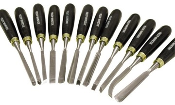 Профессиональные долота для резьбы, набор резцов HOLZMANN, 12 шт., в комплекте