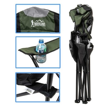 Складной туристический стул, стул для рыбалки, чехол ENERO CAMP