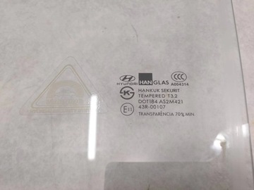 SKLO (OKNO) DVEŘE LEVÝ PŘEDNÍ HYUNDAI MATRIX GLS