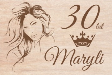 ДЕРЕВЯННАЯ КОРОБКА ПОДАРОК ​​НА ДЕНЬ РОЖДЕНИЯ 20 30 40 50 60 70 80