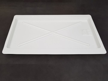 Tacka do ociekarki o szerokości 80 cm Biała szerokość tacki 74 cm Nomet