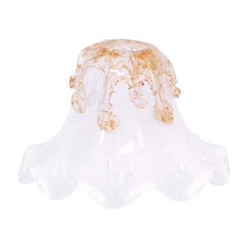 Klosz do Lampy do Żyrandola Przezroczysty Zdobiony E14