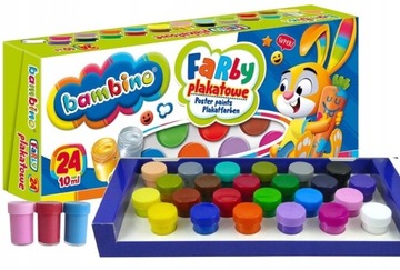 Плакат краски Bambino 24 шт. X 10 мл