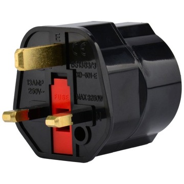 Адаптер розетки Вилка-переходник ЕС-Великобритания PL Польша Англия Кипр Мальдивы