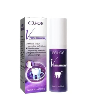 FIOLETOWA PASTA DO ZĘBÓW wybielająca 30ml SMILE