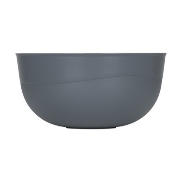 МИСКА КУХОННАЯ ПЛАСТИКОВАЯ ДЛЯ ЕДЫ С КРЫШКОЙ 0.7Л 14СМ C СЕРАЯ