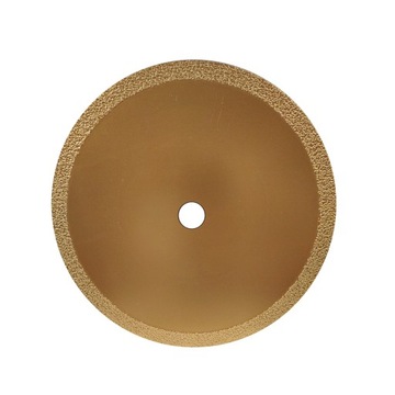 Сплошной алмазный диск 230 золото по стали 15мм металл