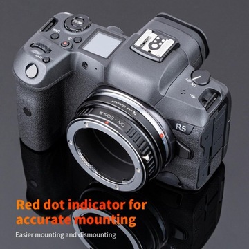 Адаптер Contax Yashica C/Y на Canon EOS EF-R R RF RP R3 R5 R8 R8 R50 K & F
