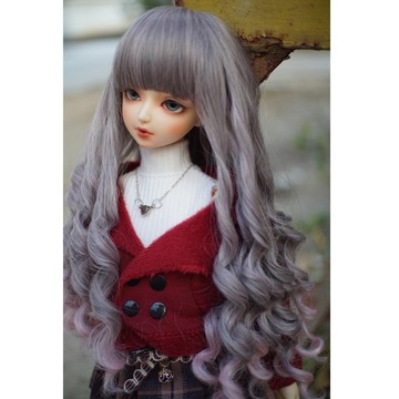 1/3 BJD Doll Long Curly Hair DIY