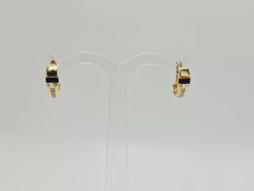 ЗОЛОТЫЕ СЕРЬГИ АНГЛИЙСКИЙ ЗАЖИМ 585 14К 3.5Г