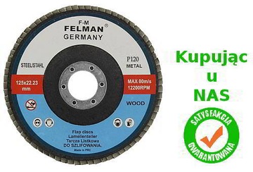 АБРАЗИВНЫЙ ДИСК ЛАМПОЧНО-ШЛИФОВАЛЬНЫЙ ДИСК 125 P120