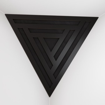 2szt Pułapki Basowe Kątowa Triangle SCIFI-F | Czarny-Czarny