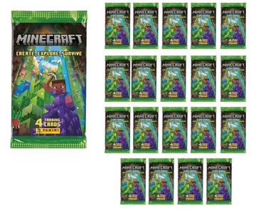 Saszetka z kartami Minecraft 20szt