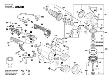 Bosch elektronika do szlifierki kątowej GWS 24-230 JBX GWS 24-230 LVI