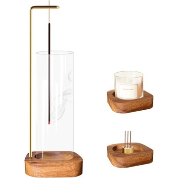 ПОДСВЕЧНИК ДЛЯ ЛАДИОВ ПОДСТАВКА ДЛЯ ЛАДИОВ СО СТЕКЛЯННОЙ КРЫШКОЙ