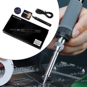 Набор жал для электрического паяльника 5 В, черный