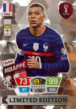 MBAPPE karta Limited FIFA World Cup Qatar 2022