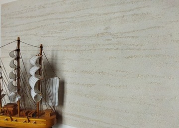 Tynk trawertyn Miral zestaw 10 m2 kolor NATURAL (piaskowy).
