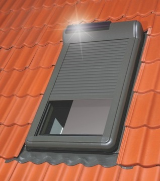 FAKRO ARZ SOLAR наружная рольставня для мансардных окон 78x98 RAL 7022