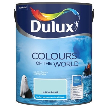 Dulux Kolory Świata Farba Lodowy Brzask Matowa 5L