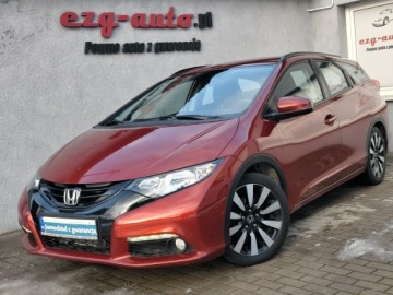 Honda Civic IX Tourer 1.6 i-DTEC 120KM 2014 Honda Civic I właściciel zadbana F 23%Gwarancja