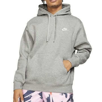 Nike bluza męska z kapturem szara Hoodie XXL