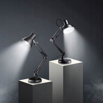 LAMPKA BIURKOWA KREŚLARSKA METALOWA