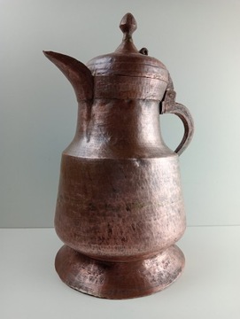 STARY MIEDZIANY DZBANEK 31CM
