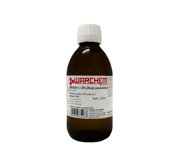 WODA AMONIAKALNA 25% - czysty do analiz - 250ml