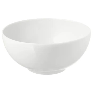 MISKA MISECZKA Z ZAOKRĄGLONYMI BOKAMI BIAŁA 16 cm
