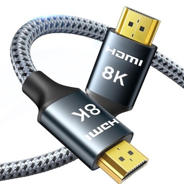 UNITEK Kabel przewód Ultra High Speed HDMI 2.1 8K 4K@120Hz 8K@60Hz UHD 1M