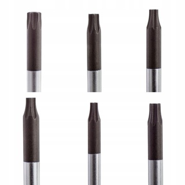 Прецизионные отвертки WERA TORX BO с отверстием, 6 шт.