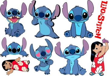 TATUAŻE ZMYWALNE LILO I STICH - WIELE WZORÓW