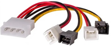 Multiconector z Molex na 2x3-pin 12V i 2x3-pin 5V