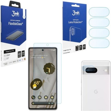 ZESTAW SZKŁO 3mk FG + 4x APARAT do Google Pixel 7