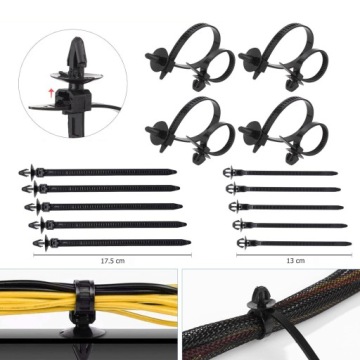 АВТОМОБИЛЬ ОБИВКА КЛИПЫ КОЛЫШКИ КЛИПЫ НАБОР 760 ЭЛ + СЪЕМНИКИ ГАЛСТУКИ