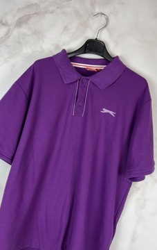 Slazenger Fioletowa Koszulka Polo XL 42