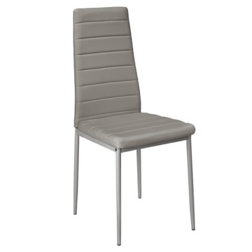 Современный столовый комплект 120 GS с 6 серыми стульями Nice