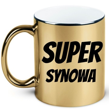 Kubek złoty prezent dla synowej, synowa