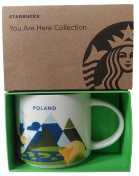 STARBUCKS KUBEK YOU ARE HERE POLAND POLSKA 414ML CERAMICZNY