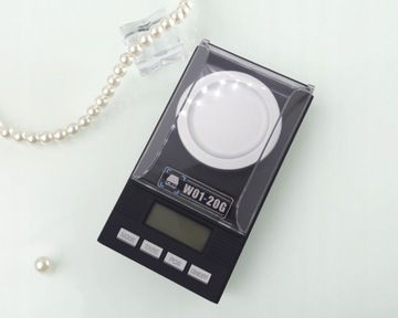 ELEKTRONICZNA WAGA JUBILERSKA 20g/0.001g PRZENOŚNA + naklejka
