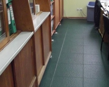 R-TILE Гаражные плитки Светло-серый узор из ПВХ-кожи