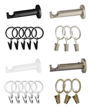 ОДИНАРНЫЙ МЕТАЛЛИЧЕСКИЙ КАРДИН 19 мм 220 см УЗОРЫ