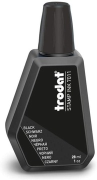 Tusz do stempli Trodat 7011 28ml. CZARNY