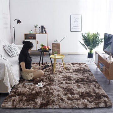 КОВЕР SHAGGY BROWN HAIR RABBIT 120x170 см SOFT PLUSH XXL