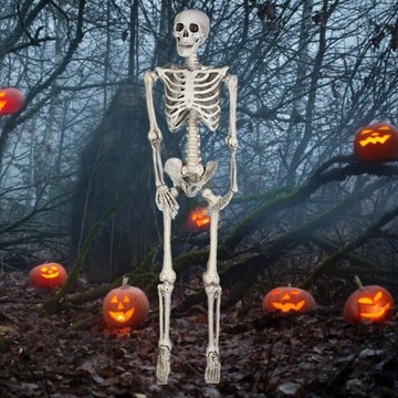 Хэллоуин украшение скелета 165 см подвижные суставы скелетов всего тела