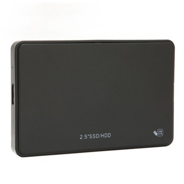 Корпус жесткого диска SSD 2,5 дюйма, черный USB3.0 SSD-накопитель SATA 2,5 дюйма, механический последовательный порт
