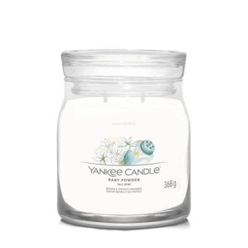 Baby Powder Yankee Candle Signature średnia świeca