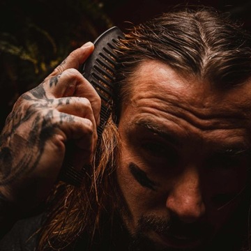 Grzebień tworzywo naturalne Angry Beards